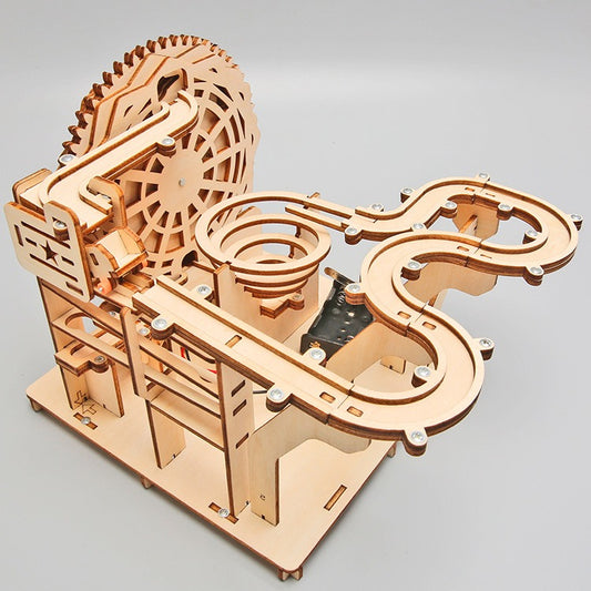 Wondaboo DIY Wooden Electric Marble Track Toy