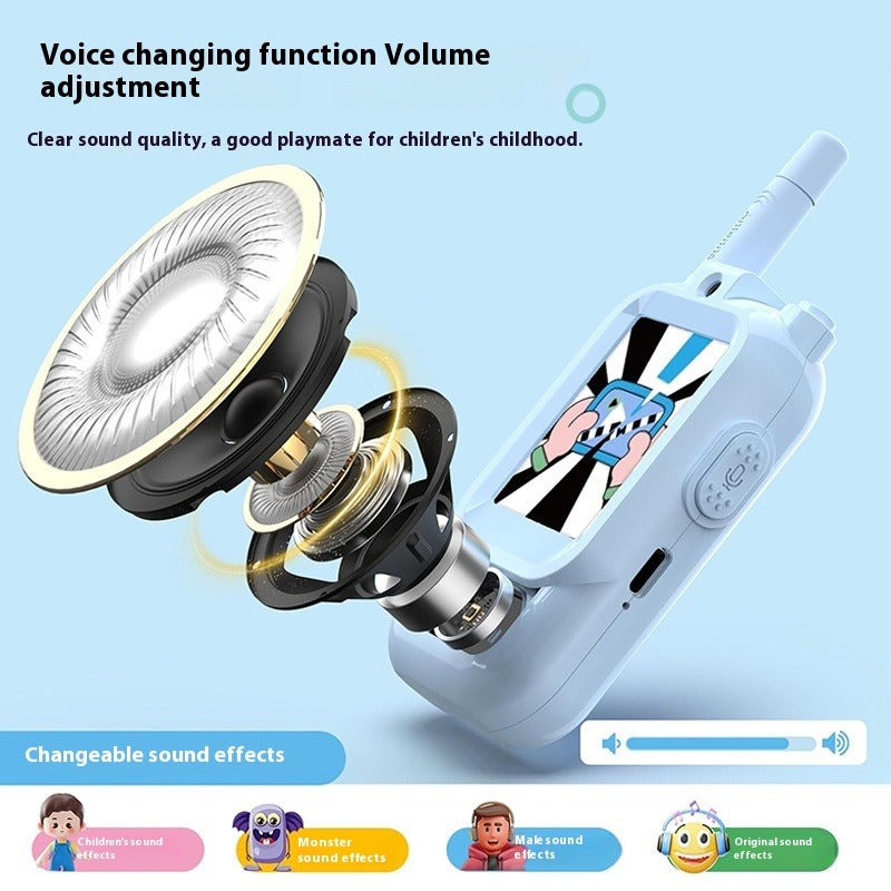 Kids Mini Video Wireless Walkie Talkies - 2 Pack