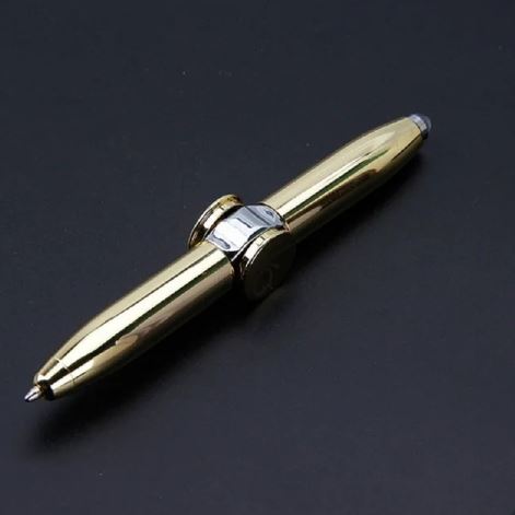 Wondaboo LED spinning fidget pen with light-up trail effect