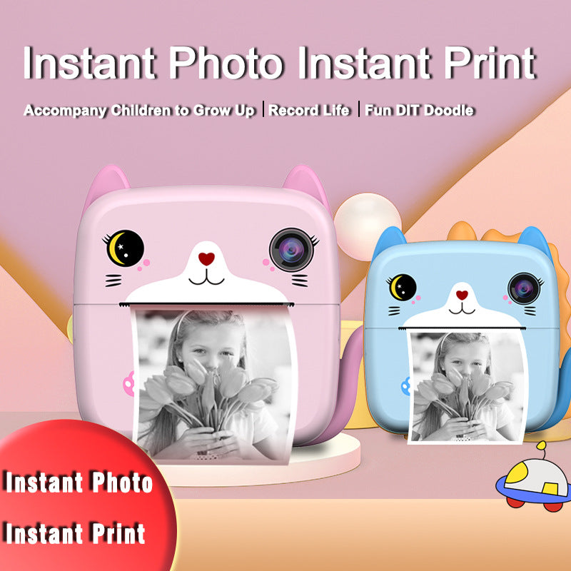 Kids Mini Instant Camera with HD Photo Printing