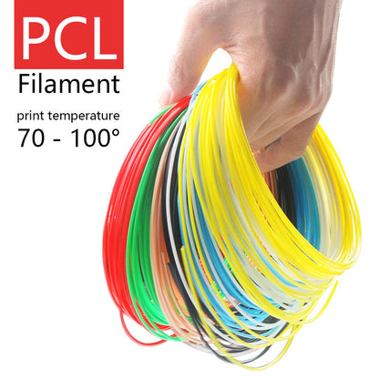 3D Printing Pen with 10 Color PCL Filaments for Kids