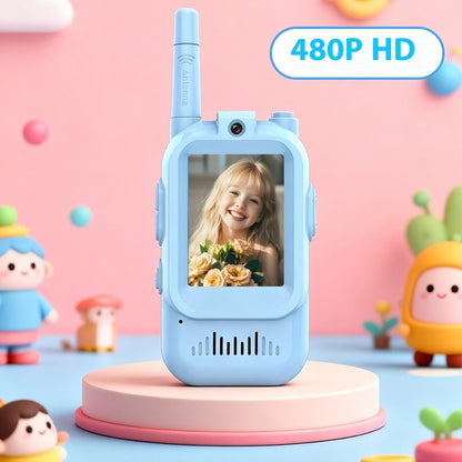 Kids Mini Video Wireless Walkie Talkies - 2 Pack