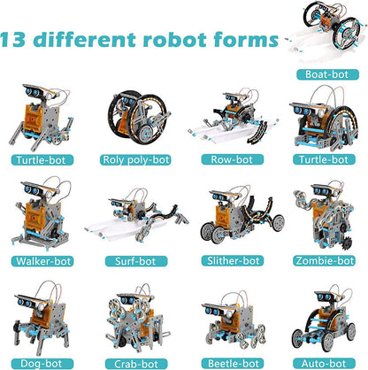 Wondaboo 13-in-1 Solar-Powered Robot Building Kit – photo 5
