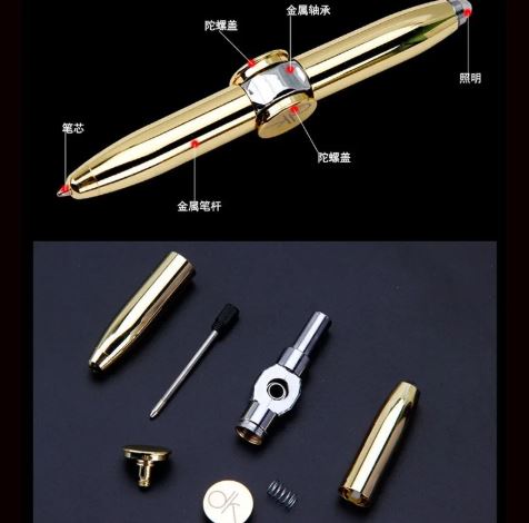 Multifunctional Led Spinning Pen Fidget